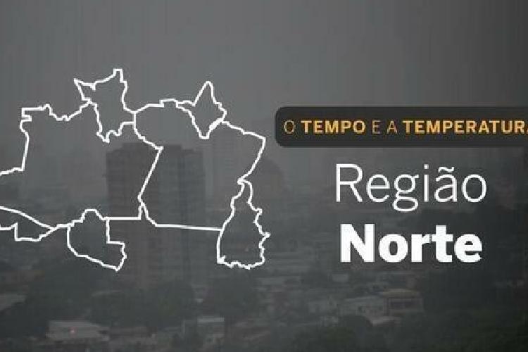 PREVISÃO DO TEMPO: Norte será chuvoso, nesta terça-feira (6)