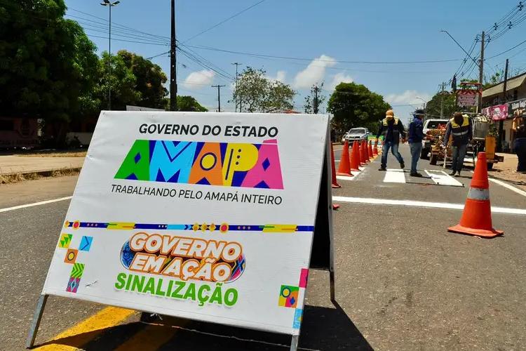 Governo do Amapá revitaliza sinalização da Rodovia AP-070 e reforça segurança viária