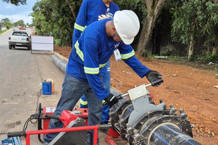 Nova adutora na rodovia JP vai reforçar abastecimento de água em bairros de Macapá
