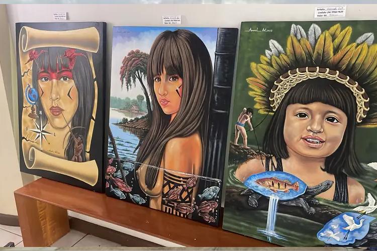 Coletivo de artistas plásticos realiza exposição de quadros na Casa do Artesão Amapaense com apoio do Governo do Estado