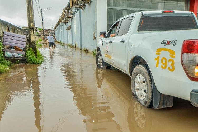 Defesa Civil Estadual monitora pontos de alagamentos em quatro municípios