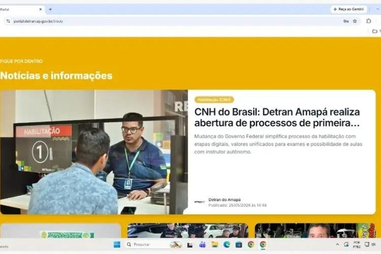 Governo do Amapá disponibiliza novo portal do Detran com serviços digitais ao cidadão