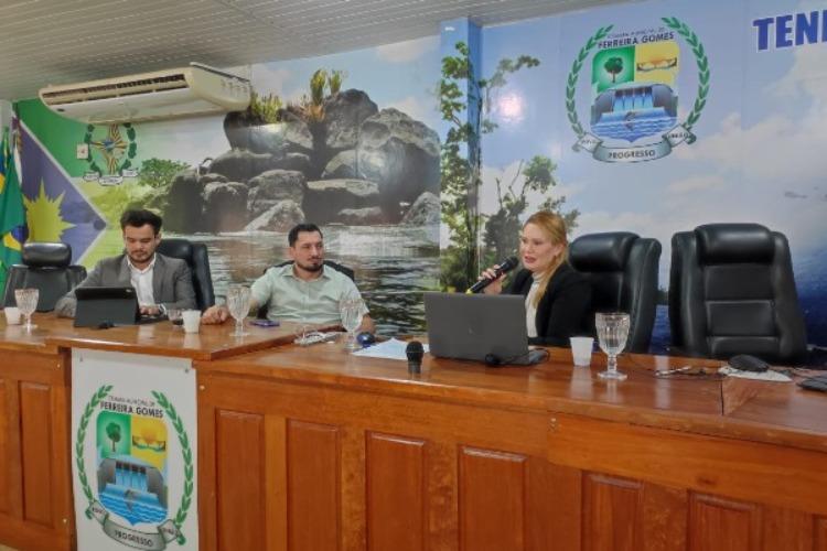 MP-AP reúne com órgãos públicos e usinas para avaliar situação de emergência e inundações em Ferreira Gomes