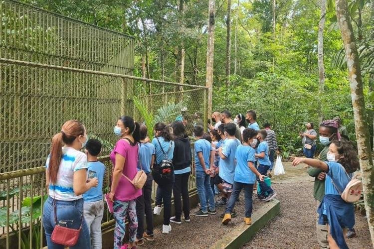 BIOPARQUE DA AMAZÔNIA PASSA A RECEBER EXCURSÃO DE ESCOLAS