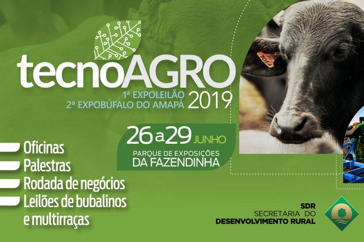 SDR divulga programação da TecnoAgro: 2ª ExpoBúfalo e 1ª ExpoLeilão