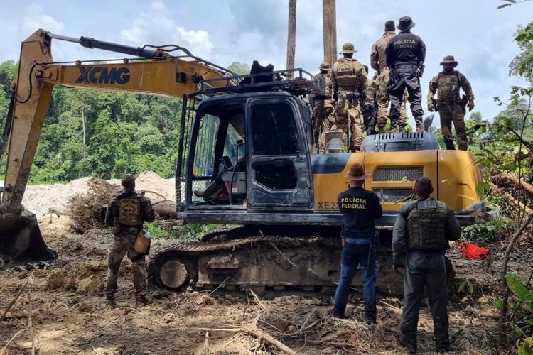 Polícia Federal combate garimpo ilegal no interior do Amapá