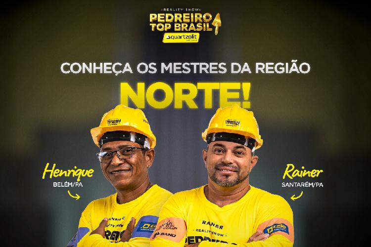 Região Norte terá dois finalistas na nova temporada do Pedreiro Top Brasil 2025 na TV BAND