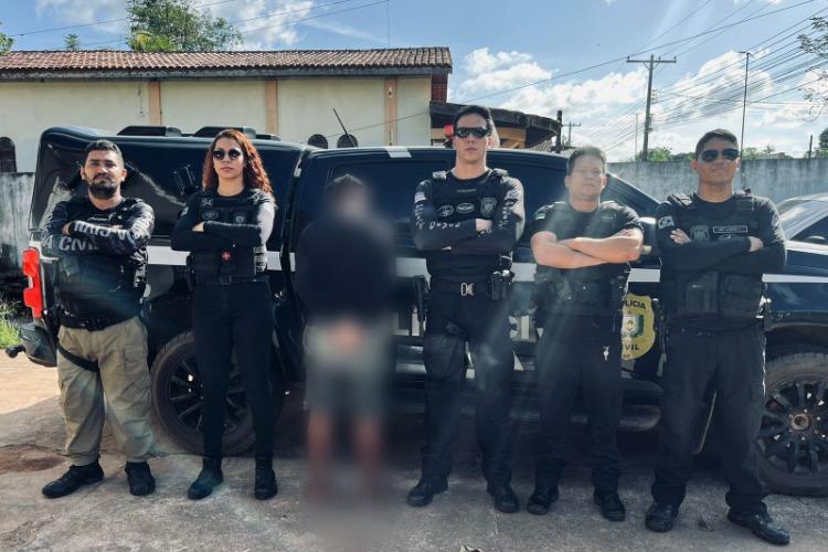 Em Calçoene, Polícia Civil prende foragido da Justiça condenado por estupro de vulnerável e lesão corporal no contexto de violência doméstica