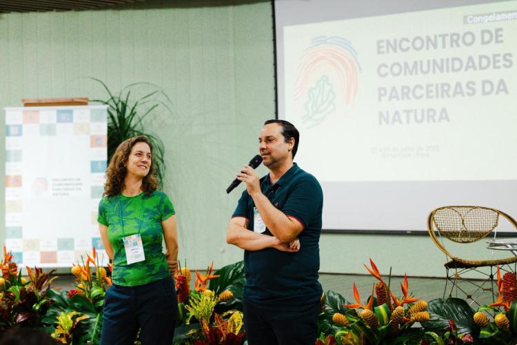 Natura e comunidades da sociobiodiversidade fortalecem experiências de desenvolvimento econômico em encontro no Pará