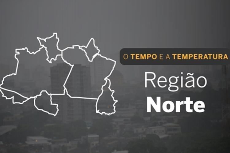 O TEMPO E A TEMPERATURA: áreas de chuva persistem pelo Norte do Brasil nesta quarta-feira (22)