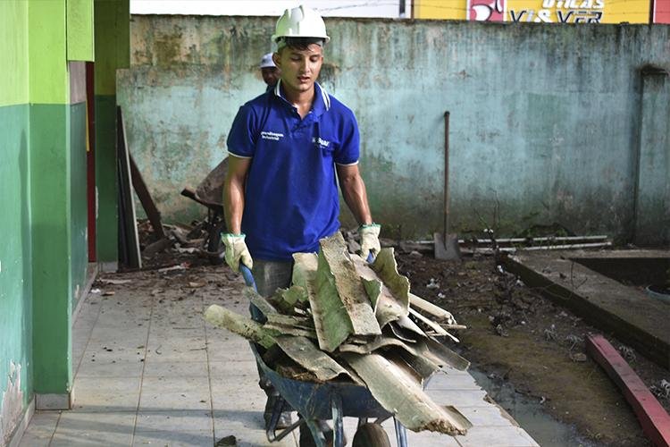 Últimos preparativos para a ação SESI SENAI nos Bairros