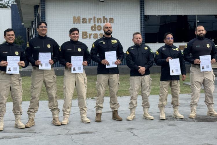 Policiais Rodoviários Federais no Amapá são formados no Curso de Condução de Embarcações pela Marinha do Brasil