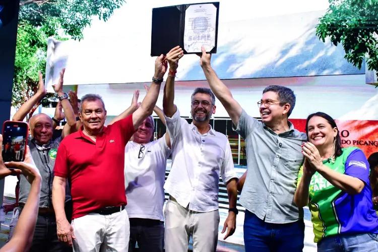 ‘Parte de um planejamento que valoriza o que já existe’, evidencia Clécio Luís no anúncio da reconstrução do Centro Azevedo Picanço em Macapá