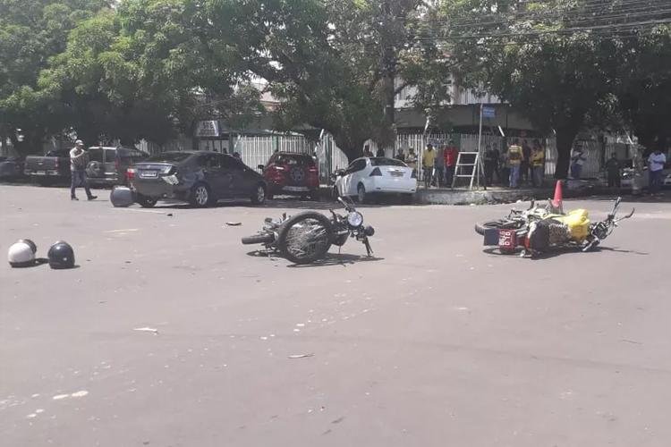 Passageira de mototáxi morre em acidente de trânsito no Centro de Macapá