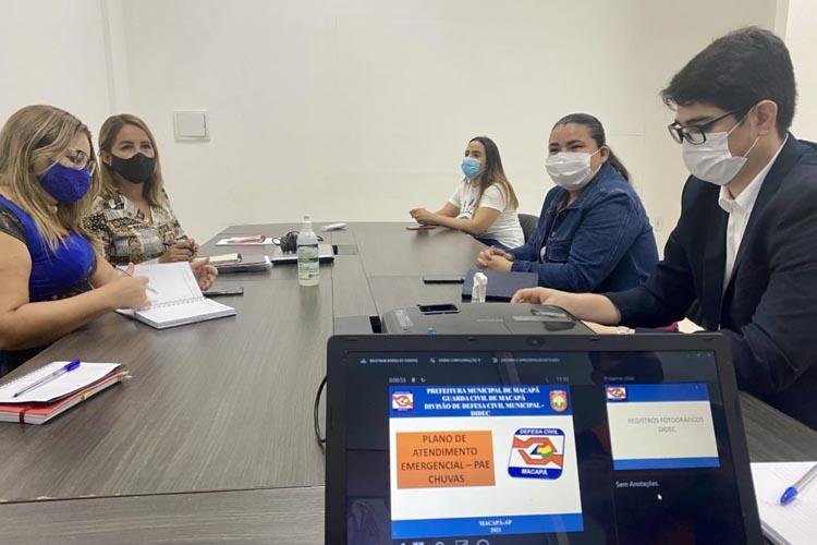 PREFEITURA TRAÇA ESTRATÉGIAS PARA PLANO DE ATENDIMENTO EMERGENCIAL DURANTE O PERÍODO CHUVOSO DE MACAPÁ
