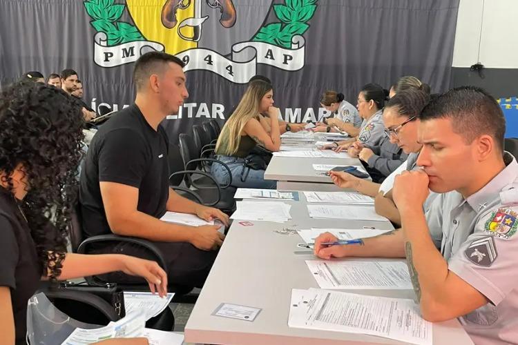 Quarta turma da PM 2022 inicia fase documental com 400 convocados no Amapá