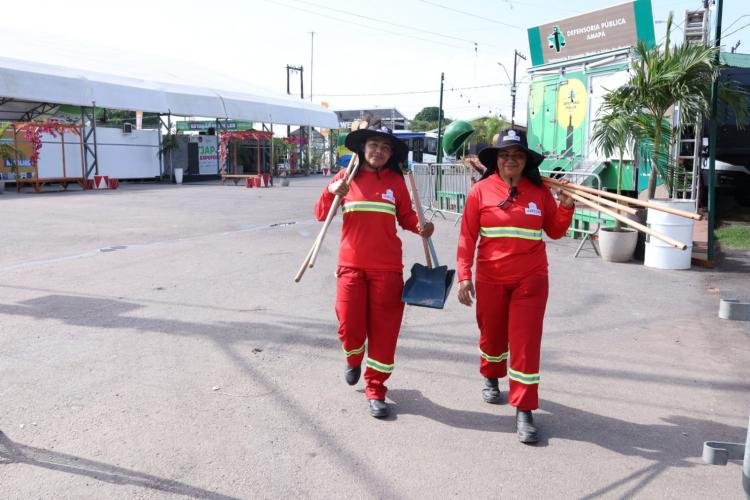 Limpeza do Parque de Exposições da Fazendinha ganha operação contínua durante a Expofeira 2026