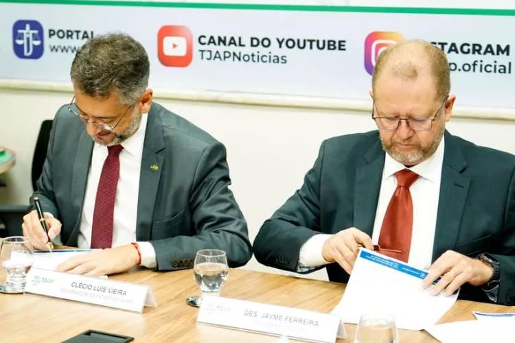 Governo do Amapá e Tjap firmam termo de cooperação para quarta rodada de negociação direta com precatórios