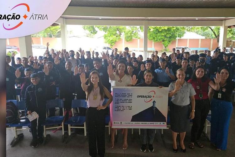 Palestra aborda enfrentamento da violência contra a mulher