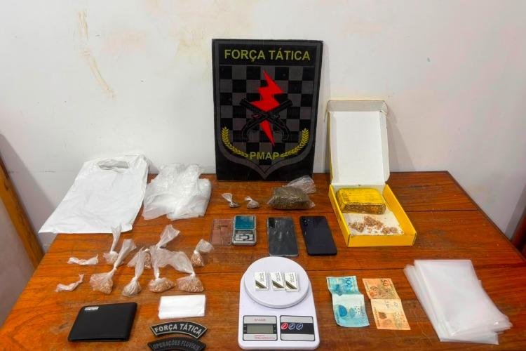 Batalhão de Força Tática prende duas mulheres por tráfico de drogas no bairro Novo Buritizal.