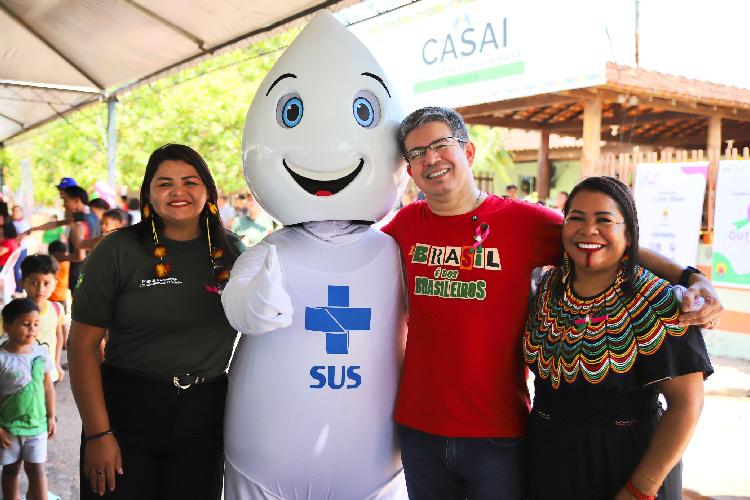 Randolfe e DSei entregam voadeiras em Ação de saúde indígena