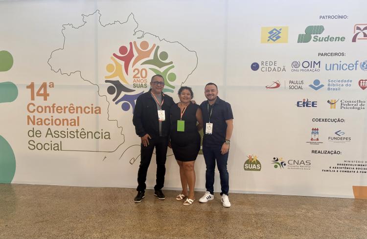 Prefeitura de Santana marca presença na 14ª Conferência Nacional de Assistência Social em Brasília