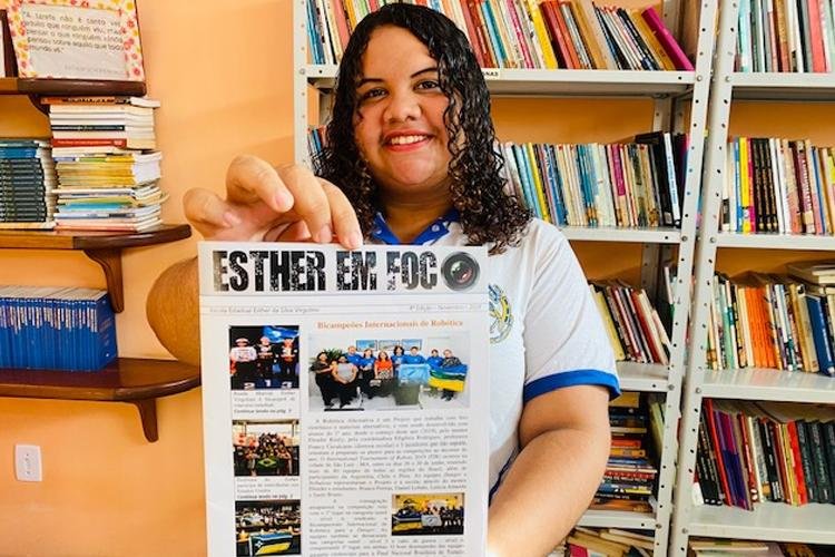 ‘Não escrevia quase nada’, diz jovem que mudou realidade ao participar de jornal escolar
