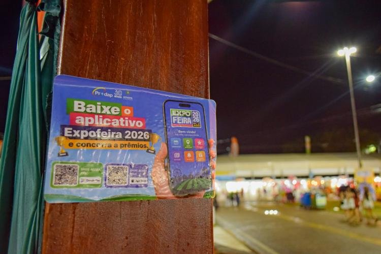 Prodap realiza ação no Parque de Exposições da Fazendinha para divulgar aplicativo da Expofeira 2026