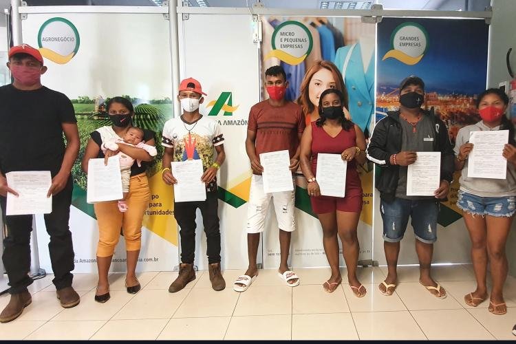 BANCO DA AMAZÔNIA CONTEMPLA 14 FAMÍLIAS ATRAVÉZ DO PRONAF FLORESTA NO MUNICÍPIO DE BREVES/PA