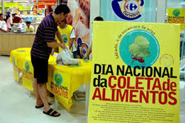 9 de novembro é o Dia Nacional da Coleta de Alimentos
