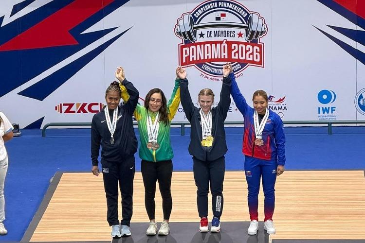 Brasil conquista cinco medalhas no primeiro dia de Campeonato Pan-Americano Adulto de Levantamento de Pesos