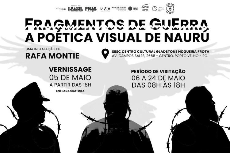 Instalação artística “Fragmentos de GuErra: A Poética Visual de Naurú” transforma espetáculo teatral em experiência imersiva em Porto Velho (RO)