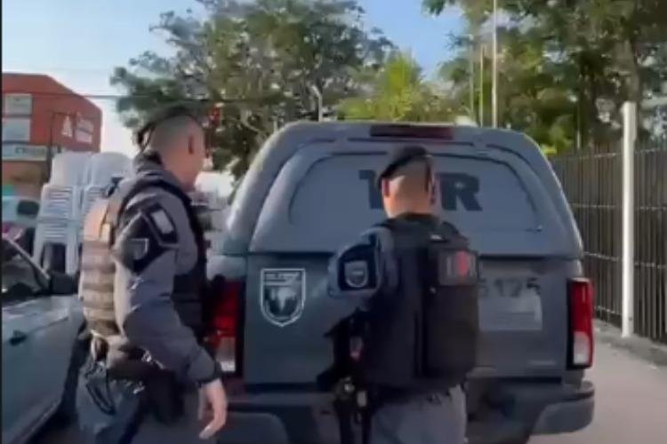 TOR prende em flagrante homem acusado de agredir mulher durante patrulhamento