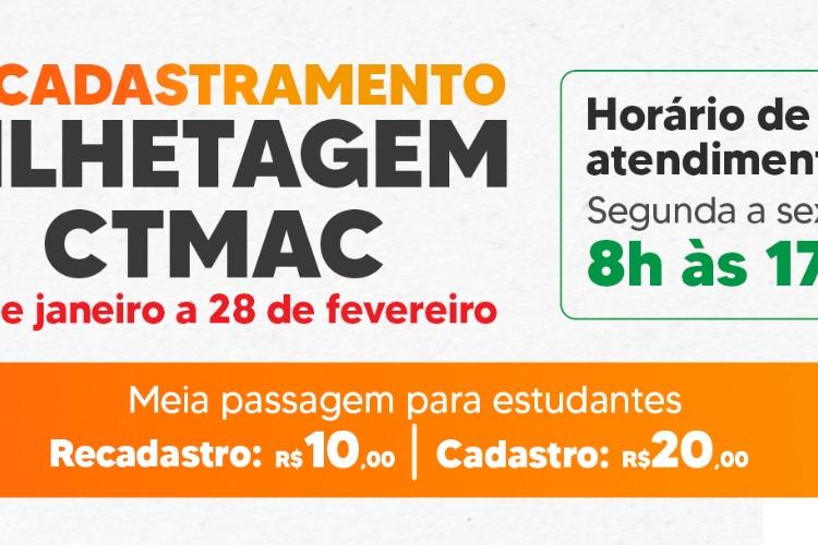 Recadastramento da meia passagem estudantil inicia nesta quinta-feira (15)