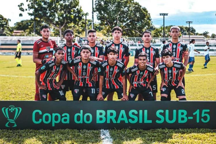 São Paulo avança na Copa do Brasil Sub-15 e enfrenta o São Raimundo-RR na próxima fase