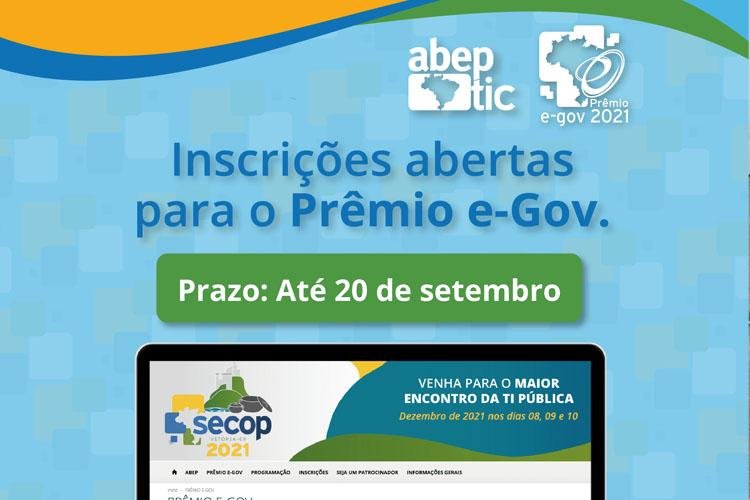 Prêmio oferta R$ 10 mil a projetos tecnológicos voltados ao cidadão