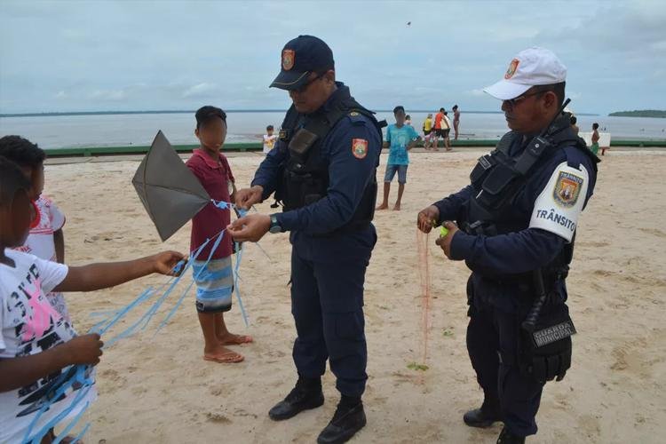 Guarda Municipal e PM vão monitorar uso de cerol, porte de armas e drogas no "Macapá Verão"