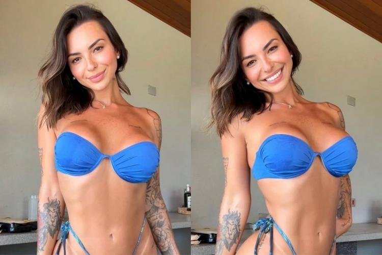 Rixa fitness: barriga lisa ou trincada? Influencer defende corpo malhado, mas extremamente feminino