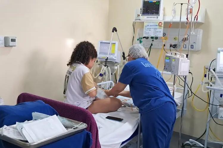 Cresce o número de atendimentos a pacientes com síndrome gripal no Hospital Estadual de Santana
