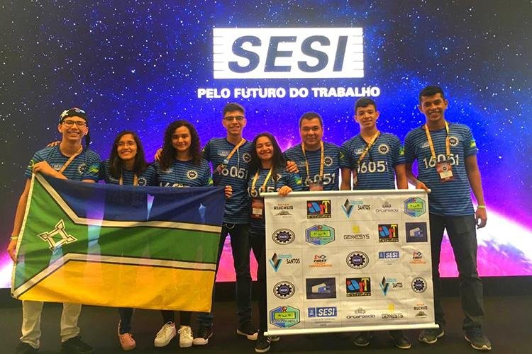 Equipe do SESI Amapá conquista premiação em torneio nacional de robótica