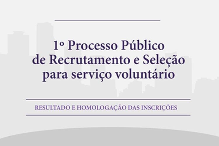 PR/AP divulga resultado do processo seletivo para serviço voluntário