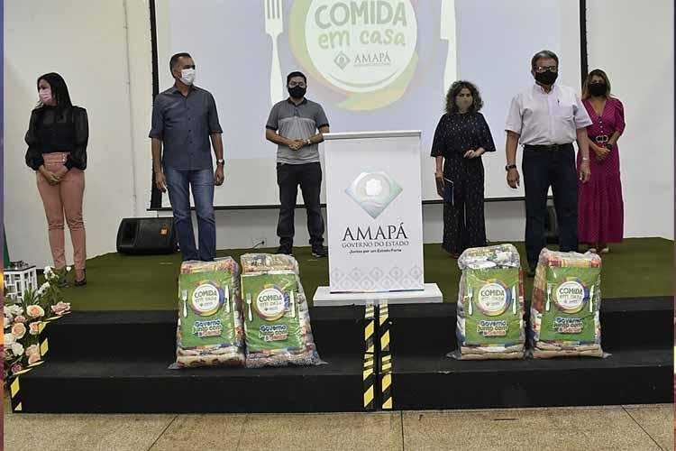 Cestas básicas do Programa Comida em Casa beneficiam 50 mil empreendedores e trabalhadores no Amapá