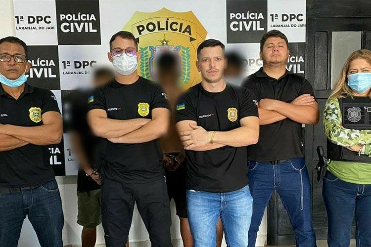 No Jari, polícia e populares prendem três homens em flagrante após assalto