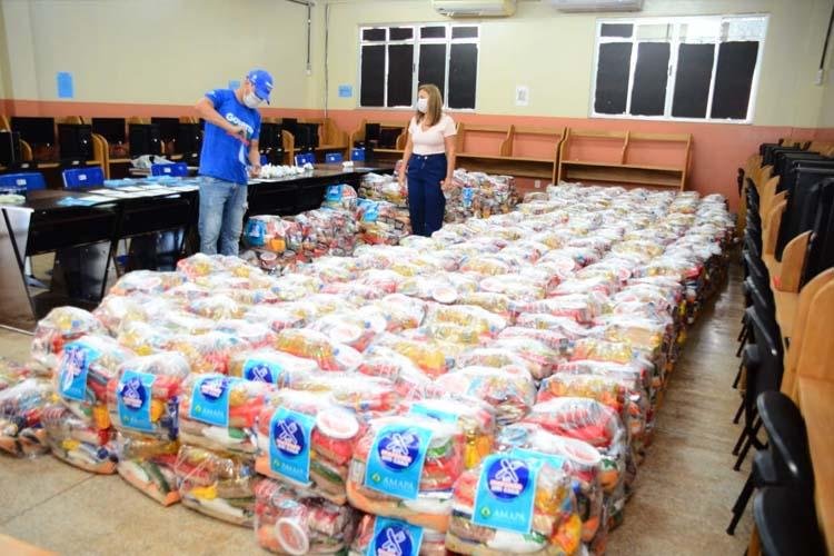 Ação de governo conclui montagens do ‘Kit Merenda em Casa’ e orientam sobre entregas