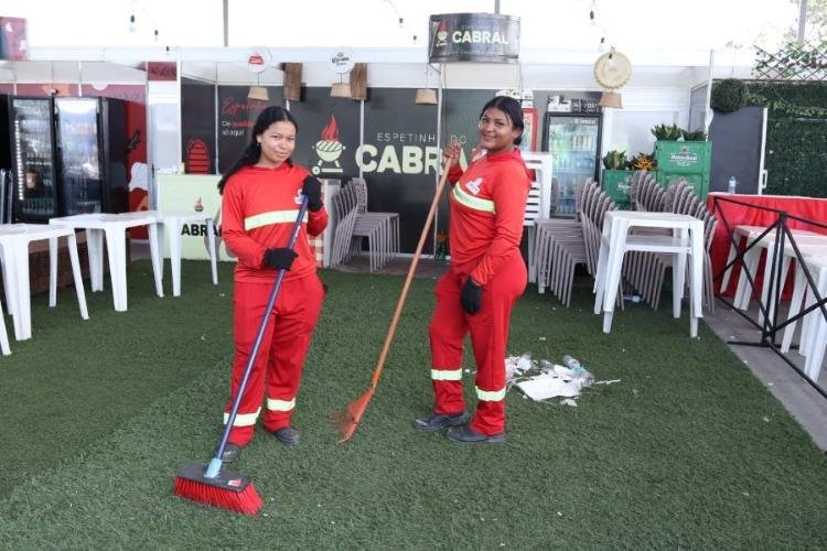 Limpeza do Parque de Exposições da Fazendinha ganha operação contínua durante a Expofeira 2026