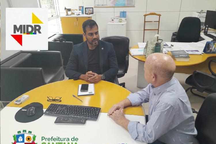Prefeito Bala Rocha discute projetos com Secretário Nacional de Políticas de Desenvolvimento Regional e Territorial